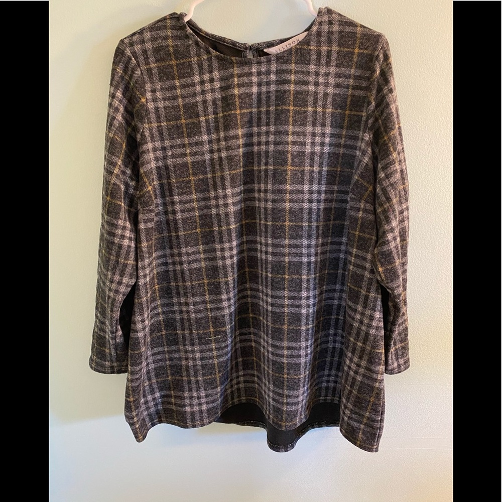 Allison Taylor Plaid Top